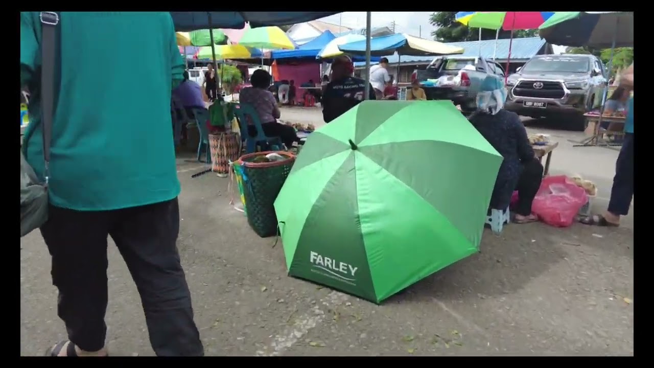 Pulai song ngabas market iban song.mayuh buah Rian  sempat review buah rian bala