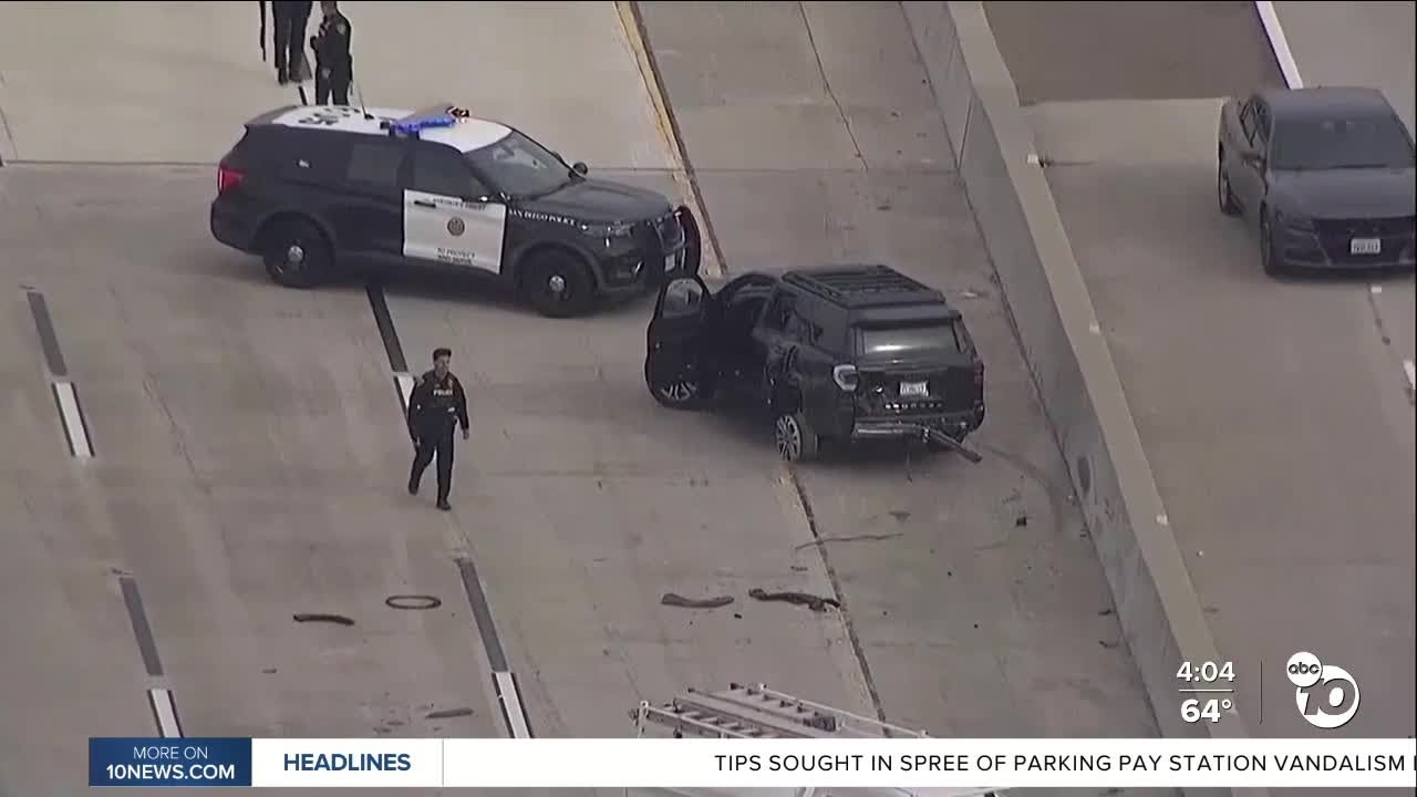 Woman suspected of stealing trailer taken into custody after wild pursuit