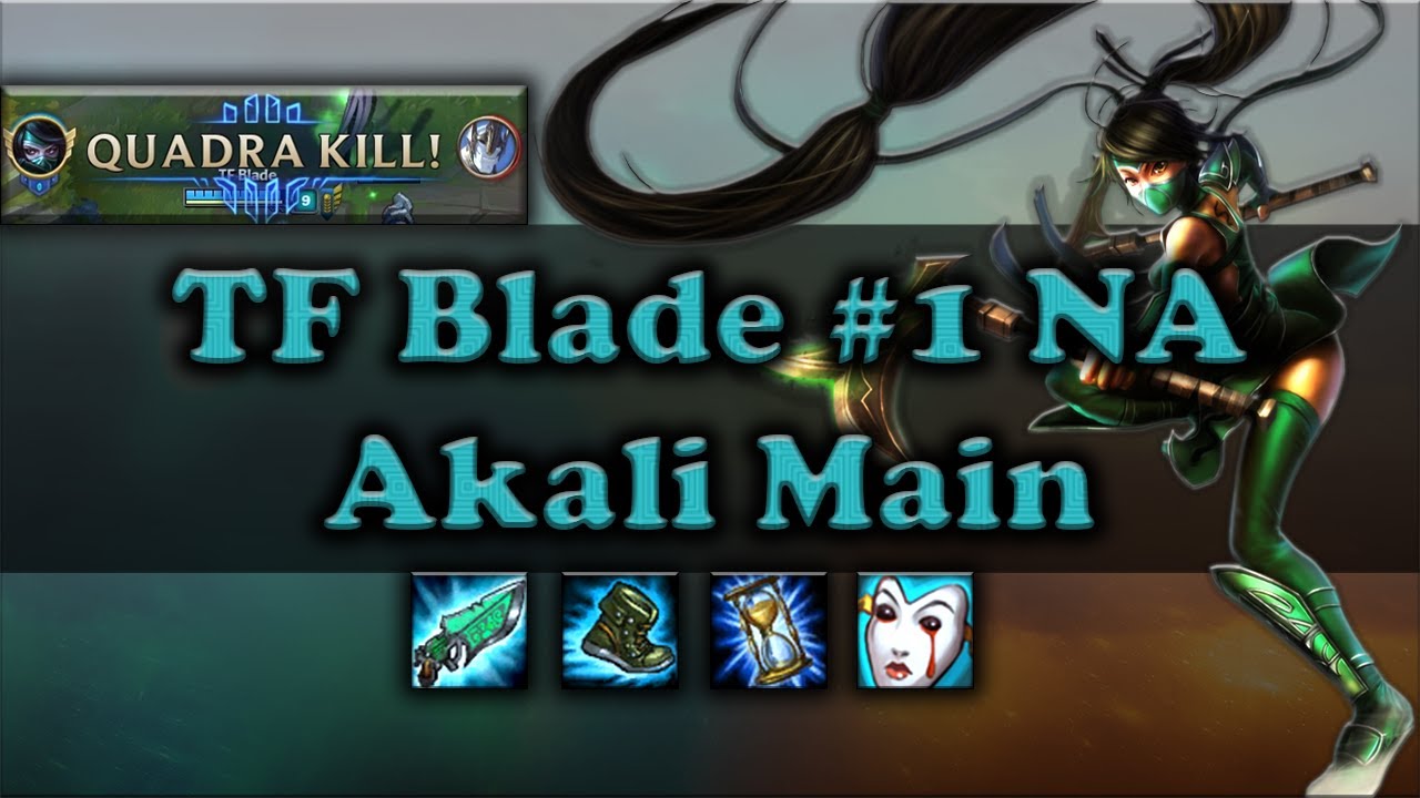 TF Blade #1 NA Challenger Akali Main 64% Win Rate