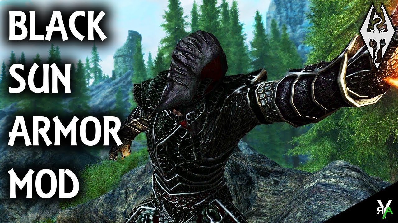 BLACK SUN ARMOR: Armor Mod!!- Xbox Modded Skyrim Mod Showcase