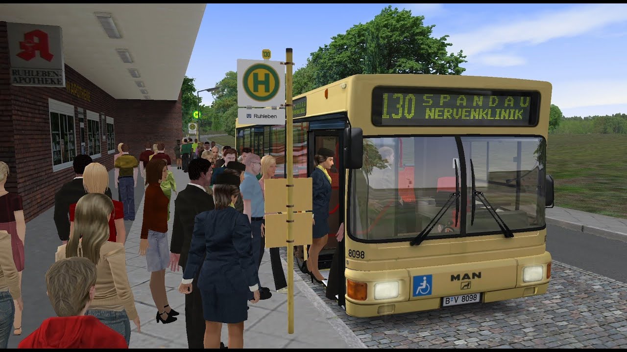 OMSI 2: Berlin-Spandau - Line 130: U Ruhleben - Nervenklinik