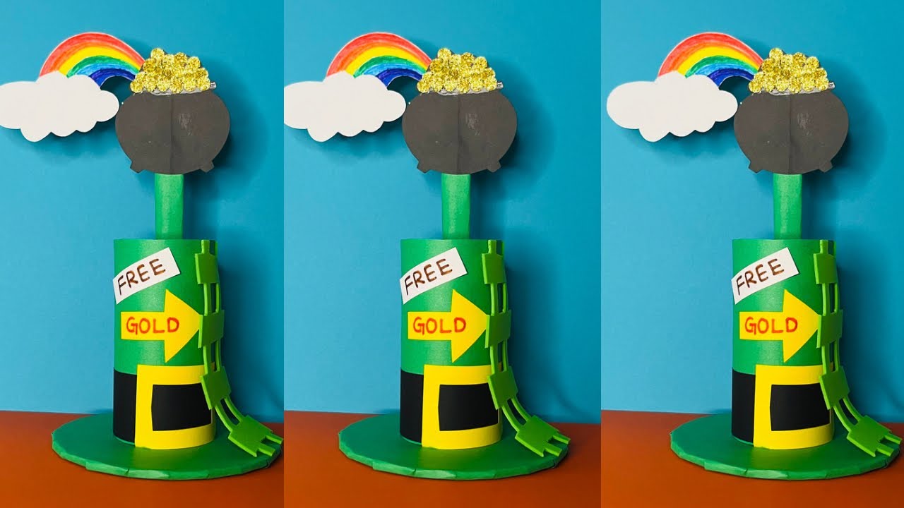 DIY Leprechaun trap ideas | St Patrick&rsquo;s Day craft ideas | Pot of gold Leprechaun trap