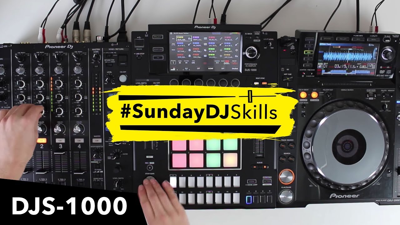 Pioneer DJS 1000 Performance Mix - Experimenting With Techno House Kit