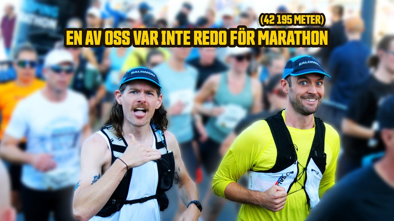 VI SPRINGER VÅRT LIVS FÖRSTA MARATHON