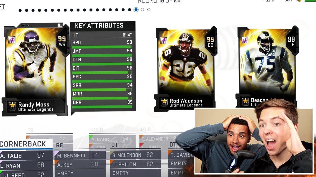 САМЫЙ НЕОЖИДАННЫЙ ДРАФТ ВСЛЕПУЮ И ИГРА! ДРАФТ MADDEN 19 MUT