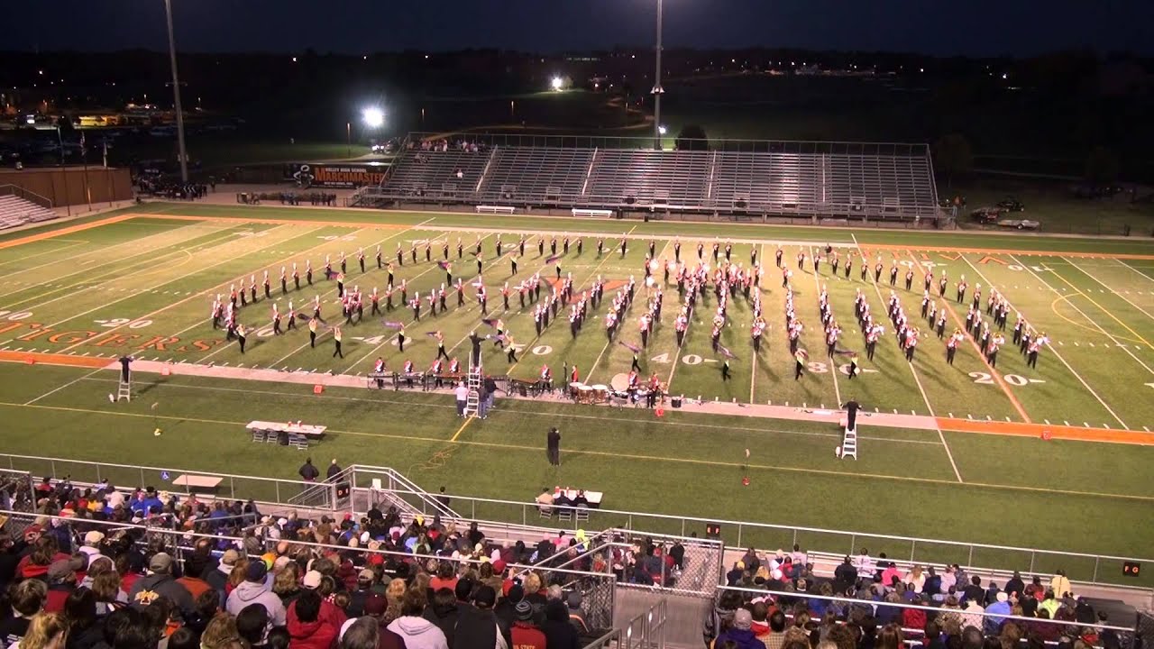 Linn-Mar Marching Lions at the 2013 ValleyFest XXXIV Marching Band Competition