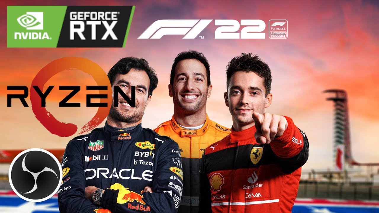 F1 2022 ( 1080p, 1440p ) Benchmark With OBS, Ryzen 7 5700x, RTX 4070