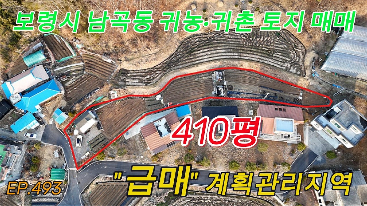 EP.493 보령시 남곡동 410평 