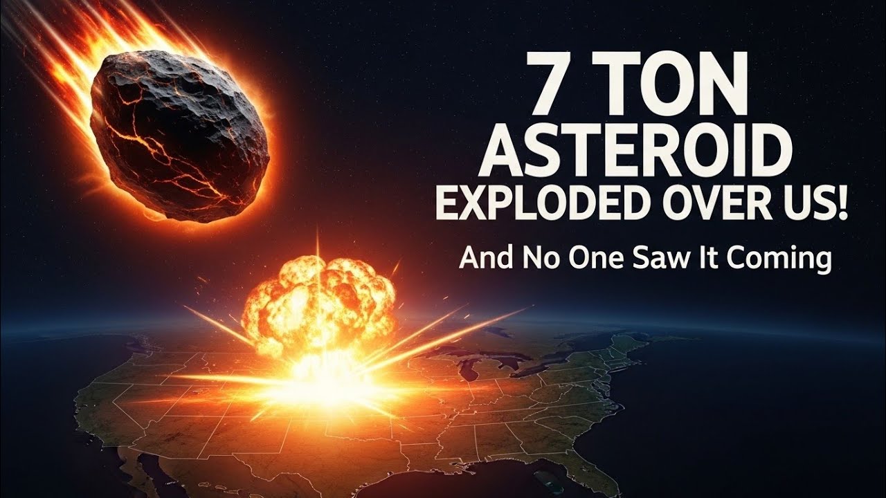 A 7 Ton Asteroid Just Exploded Over The United States - And No One Saw It Coming#OhioMeteor#Space
