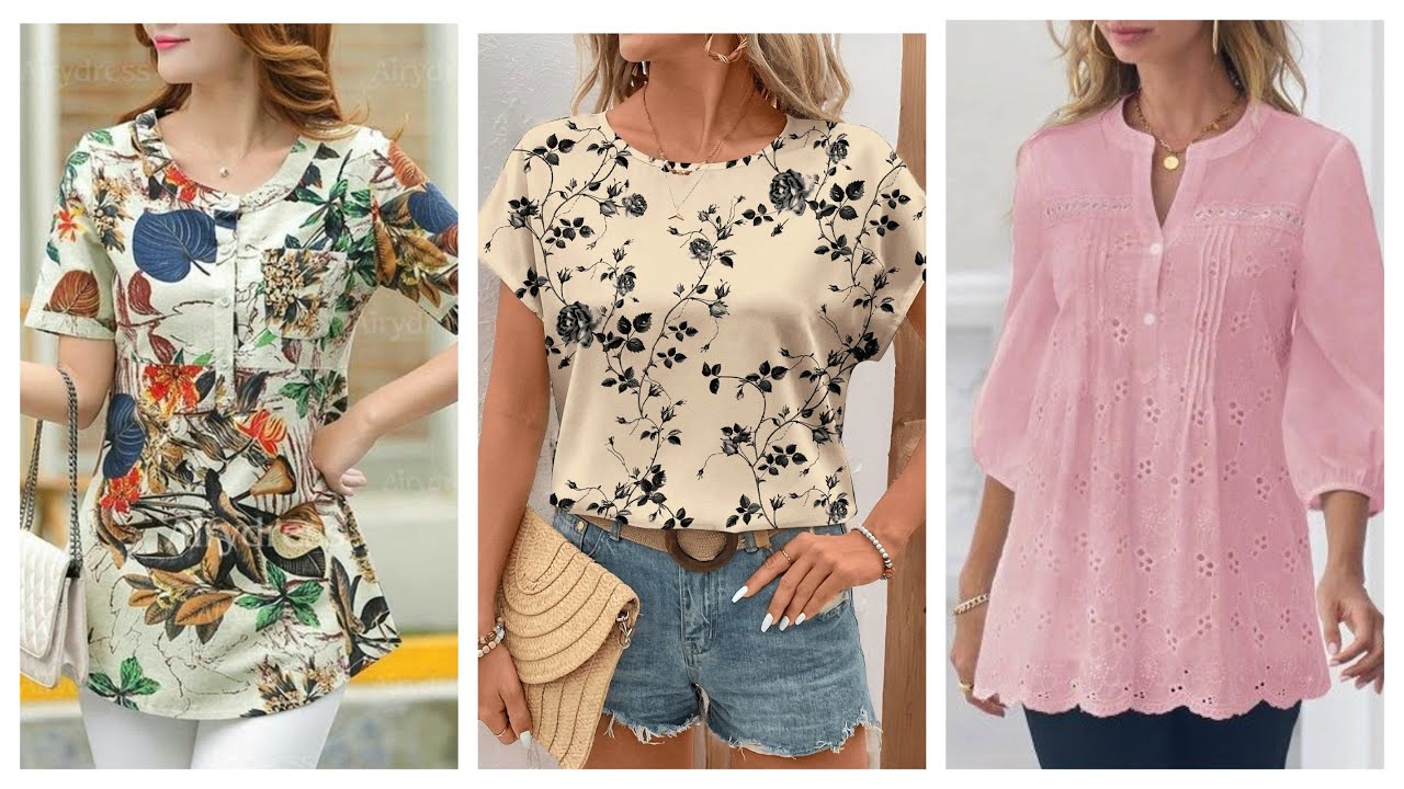 BLUSAS DE MODA PARA MUJERES 2025 