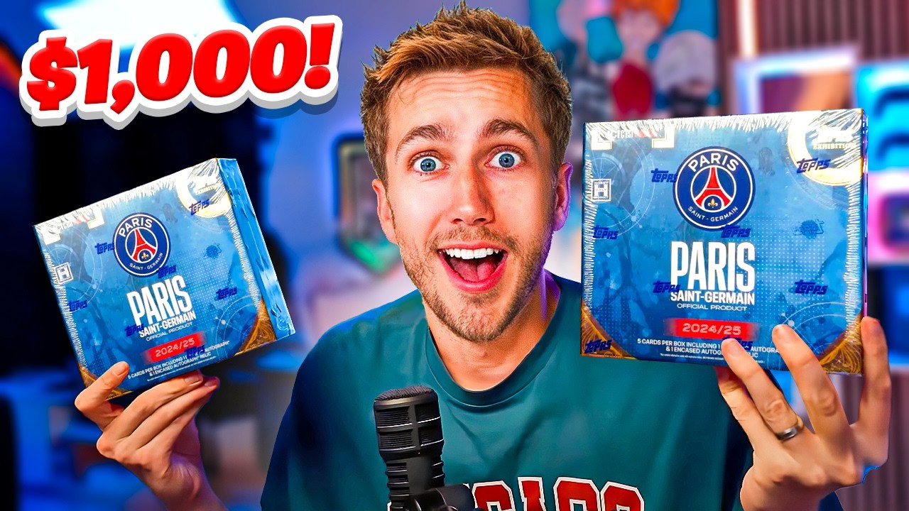 OPENING 2 *BRAND NEW* PSG FOOTBALL BOXES