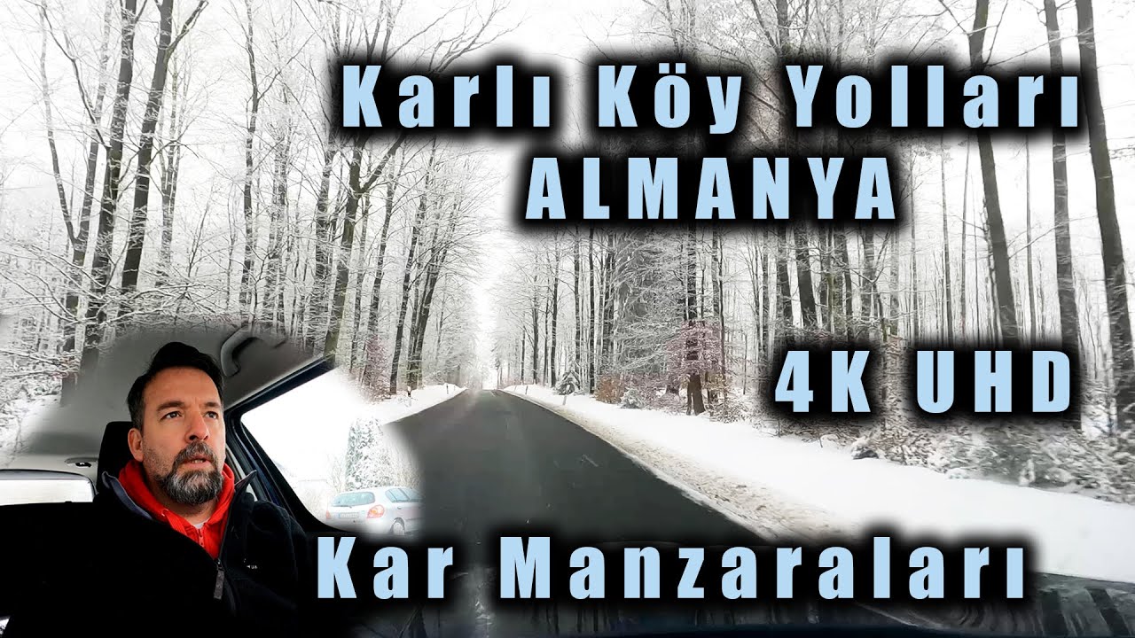 Almanya Karlı Köy Yolları - Yollar Kapanıyor mu?