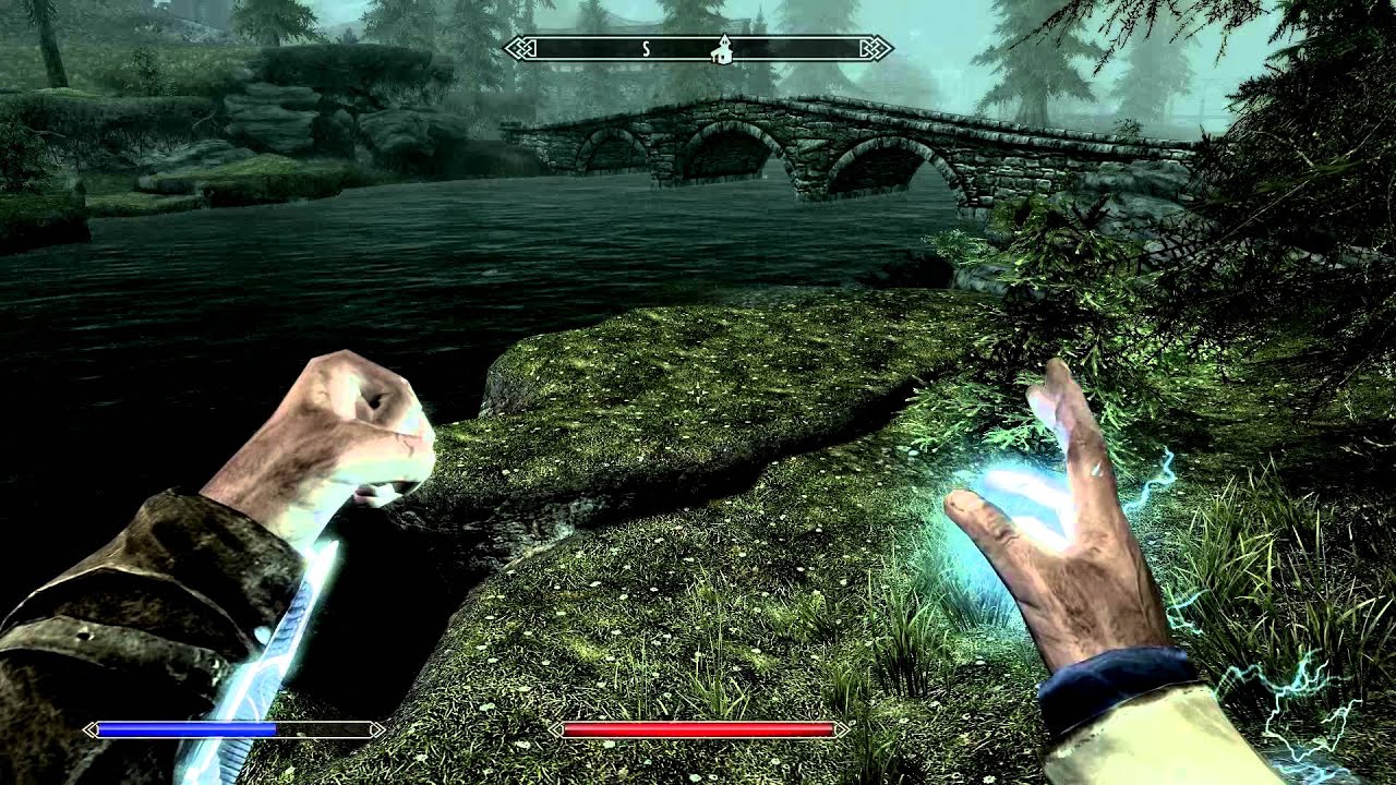 Skyrim: Naruto Jutsu Mod Full Part 1.