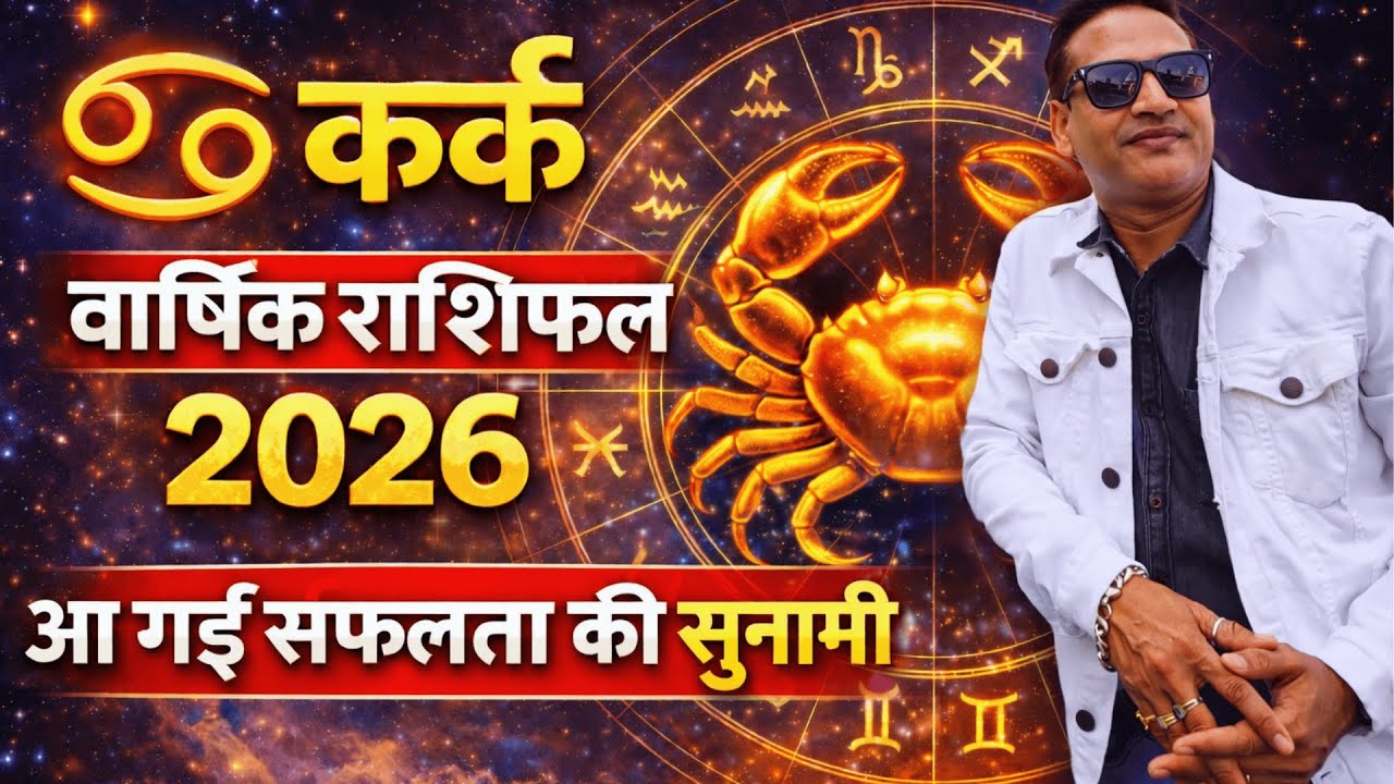 कर्क राशि वार्षिक राशिफल 2026 || Kark Rashi 2026 Varshfal || Cancer Horoscope 2026 || By Dr. Mukesh