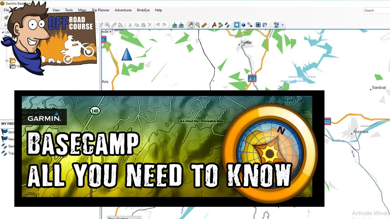 Учебное пособие по Garmin Basecamp — создавайте внедорожные треки GPS/GPX, как настоящий искатель...