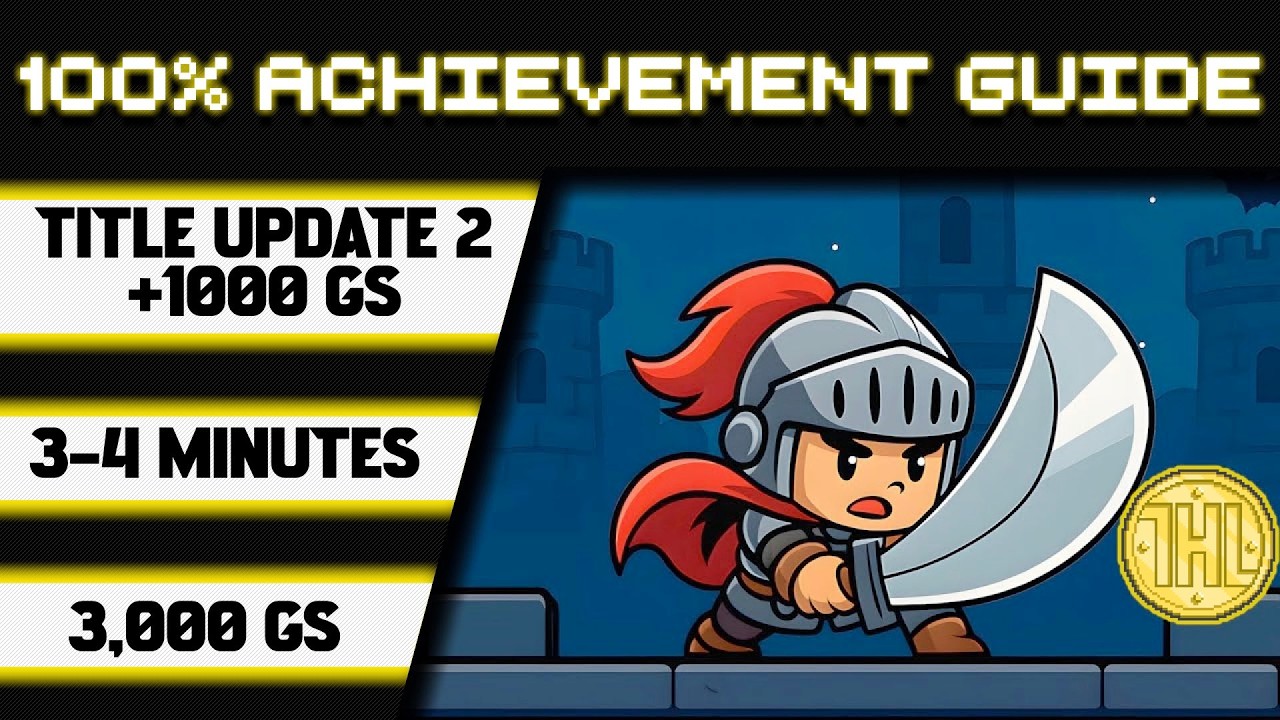 Red Cape Knight Title Update 2 100% Achievement Walkthrough * 1000GS in 3-4 Minutes *