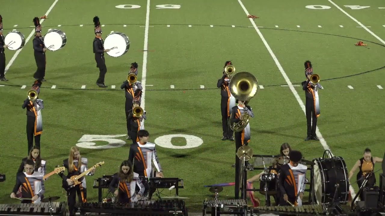 Tabb Tiger Marching Band at YCSD Expo - Oct 24, 2023