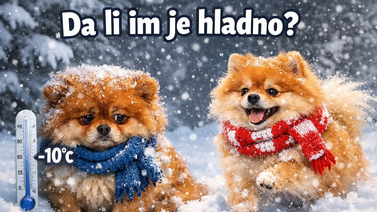 Kako vaši psi podnose hladnoću?