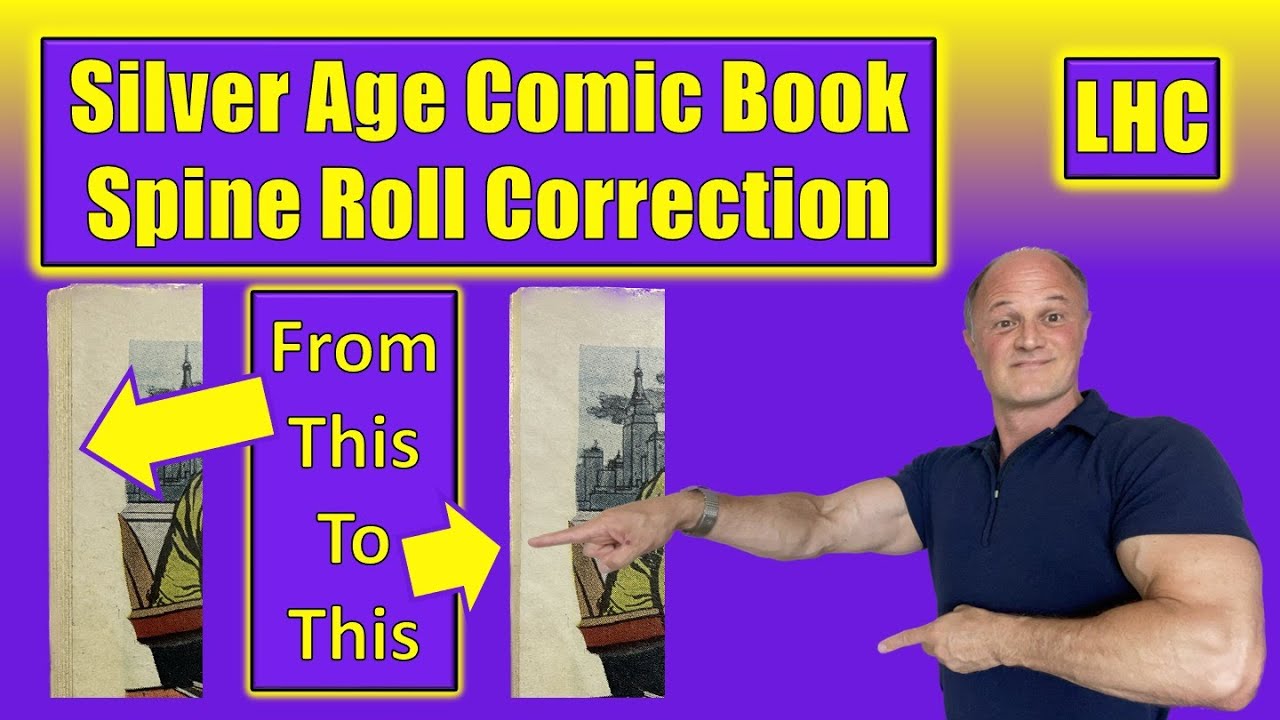 Expert Guide: Correcting Comic Book Spine Rolls!