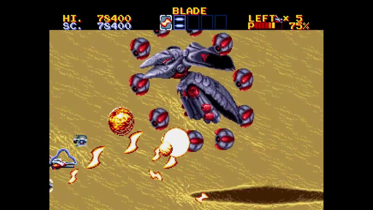 Thunder Force IV 4 [No Miss] Playthrough