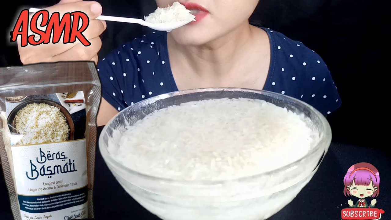 Raw Rice Eating ASMR soaked in the Water | MAKAN BERAS @Shri ASMR