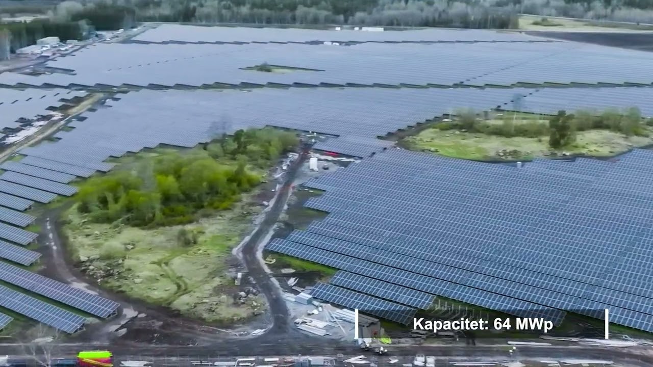 Sveriges största solpark med el märkt Bra Miljöval