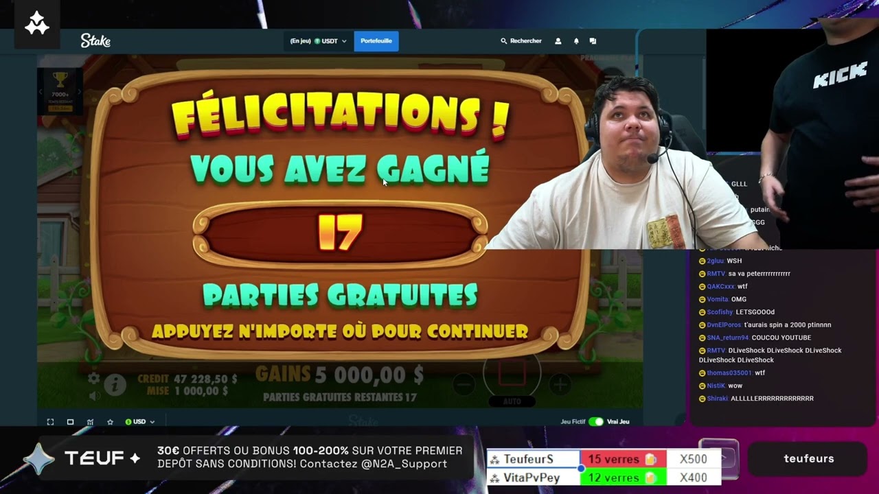TEUF GAGNE 2 MILLIONS SUR DOG HOUSE !! BEST OF CASINO FR