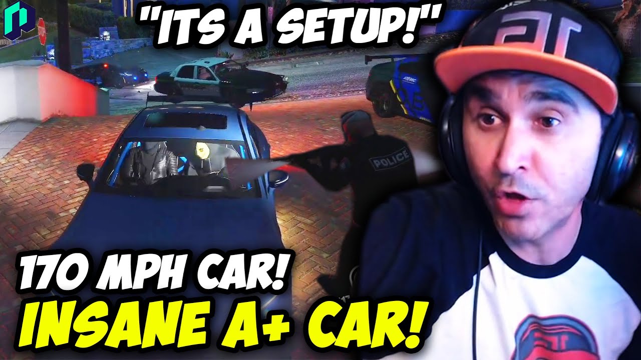 Summit1g Gets SET UP By The COPS While Stealing INSANE 170 MPH A+ BOOST CAR! | GTA 5 NoPixel RP