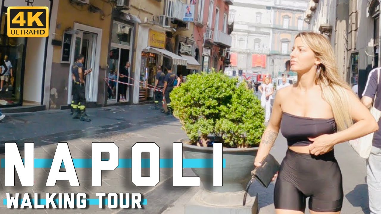 Napoli, Via Chiaia Walking Tour Naples, Italy | Wednesday, 28 June |4k UHD