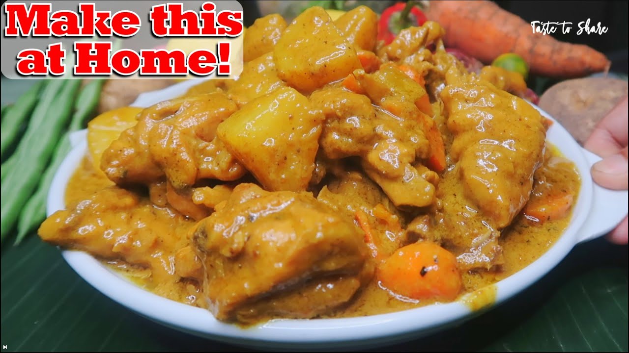 CHICKEN Curry is So DELICIOUS | Do not Boil in Water directly! I will show you How to cook Chicken