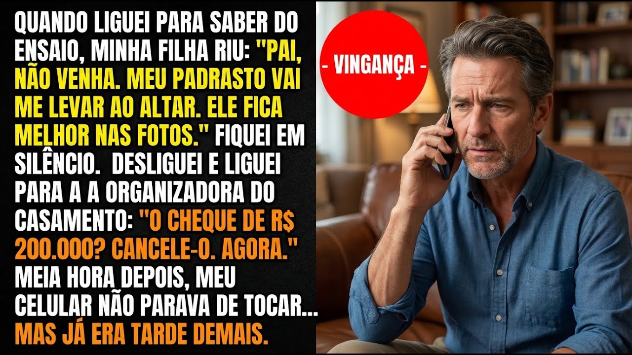 MINHA FILHA DISSE: 'PAI, O PADRASTO FICA MELHOR NAS FOTOS' | Cancelei o Cheque de R$ 200 Mil na hora