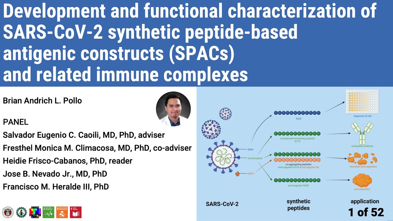 MD-PhD Dissertation Defense | SARS-CoV-2 Synthetic Peptide ELISA & Complement Study