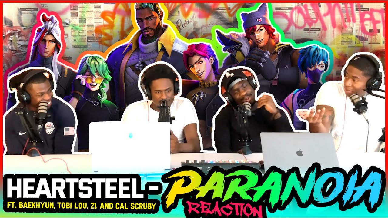 HEARTSTEEL - PARANOIA ft. BAEKHYUN, tobi lou, ØZI, and Cal Scruby (Official Music Video) | Reaction