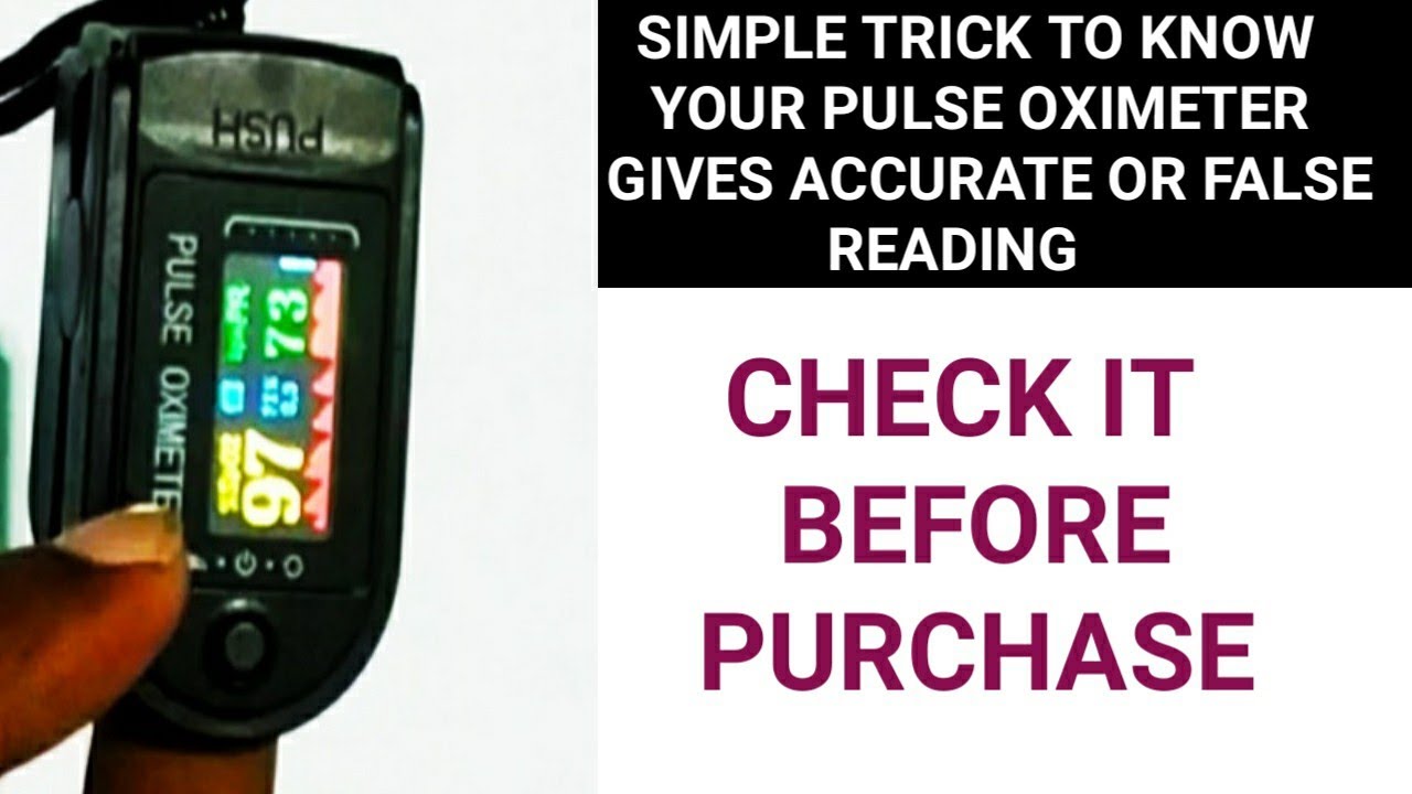 Pulse Oximeter Accuracy Easy Trick To Test | How To Know Your Pulse Oximeter Is Accurate | In Hindi