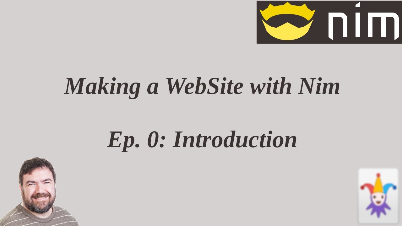 Making a WebSite with Nim 0: Introduction