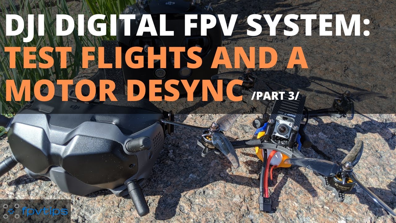 DJI Digital FPV system and Holybro Kopis2 HDV - Test flights and a motor desync 😅 /part 3/