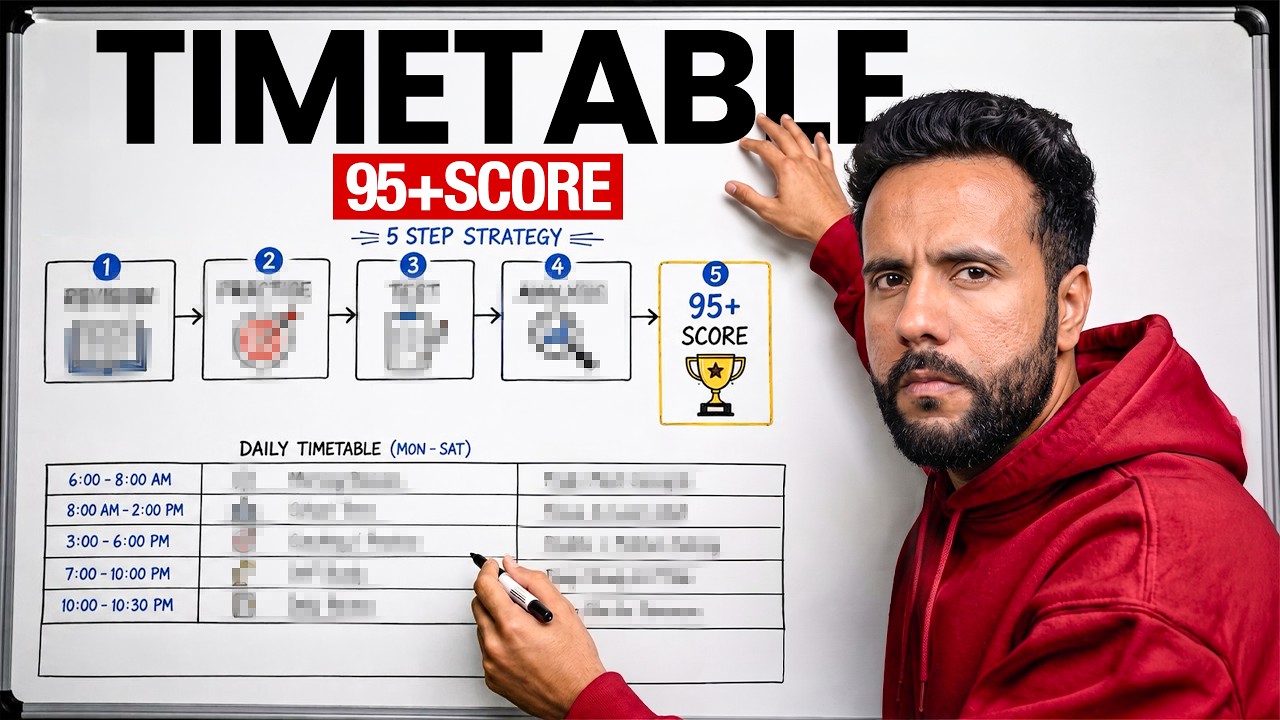 Secret TIMETABLE to Score 95%+ in Boards 2027 | Ashu Sir