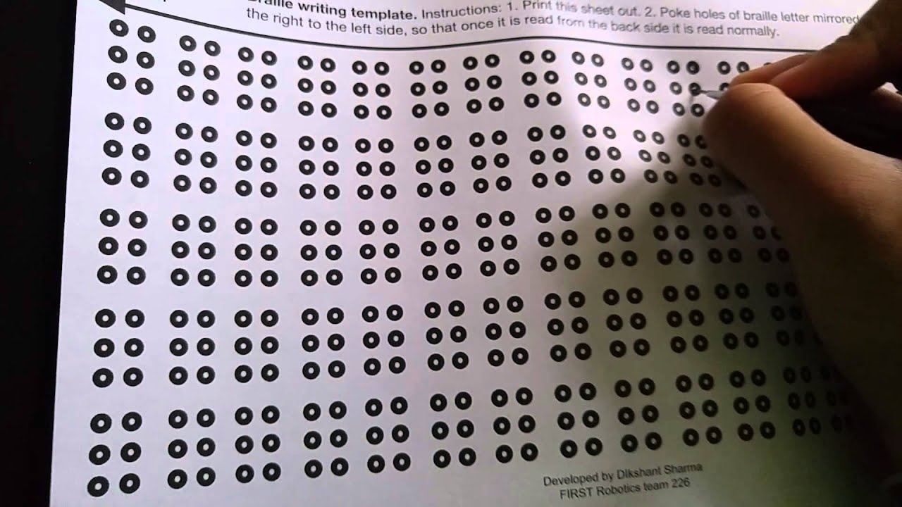 Low Cost Braille Writing Solution