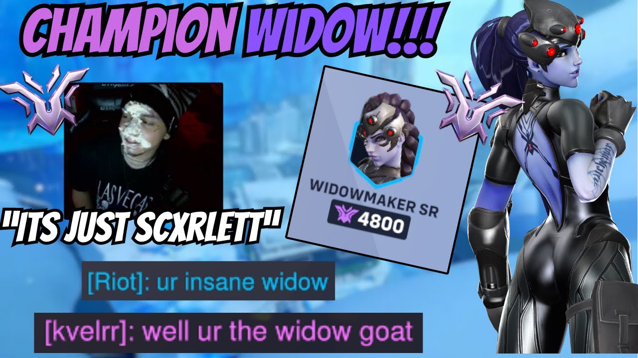 Когда ваш чемпион Вдова просто безумна (видеомонтаж по Overwatch 2)