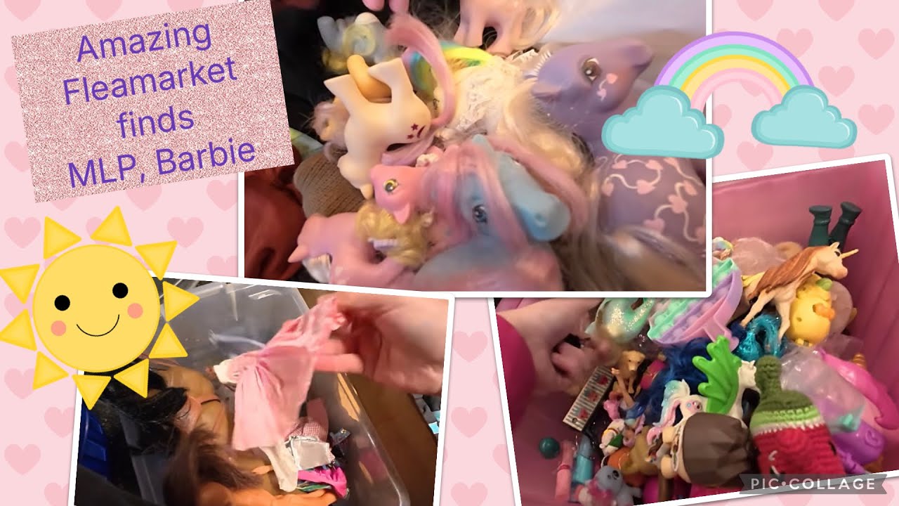 Amazing Fleamarket Finds with G1 MLP, 60's-80s Barbie Fashions and more
