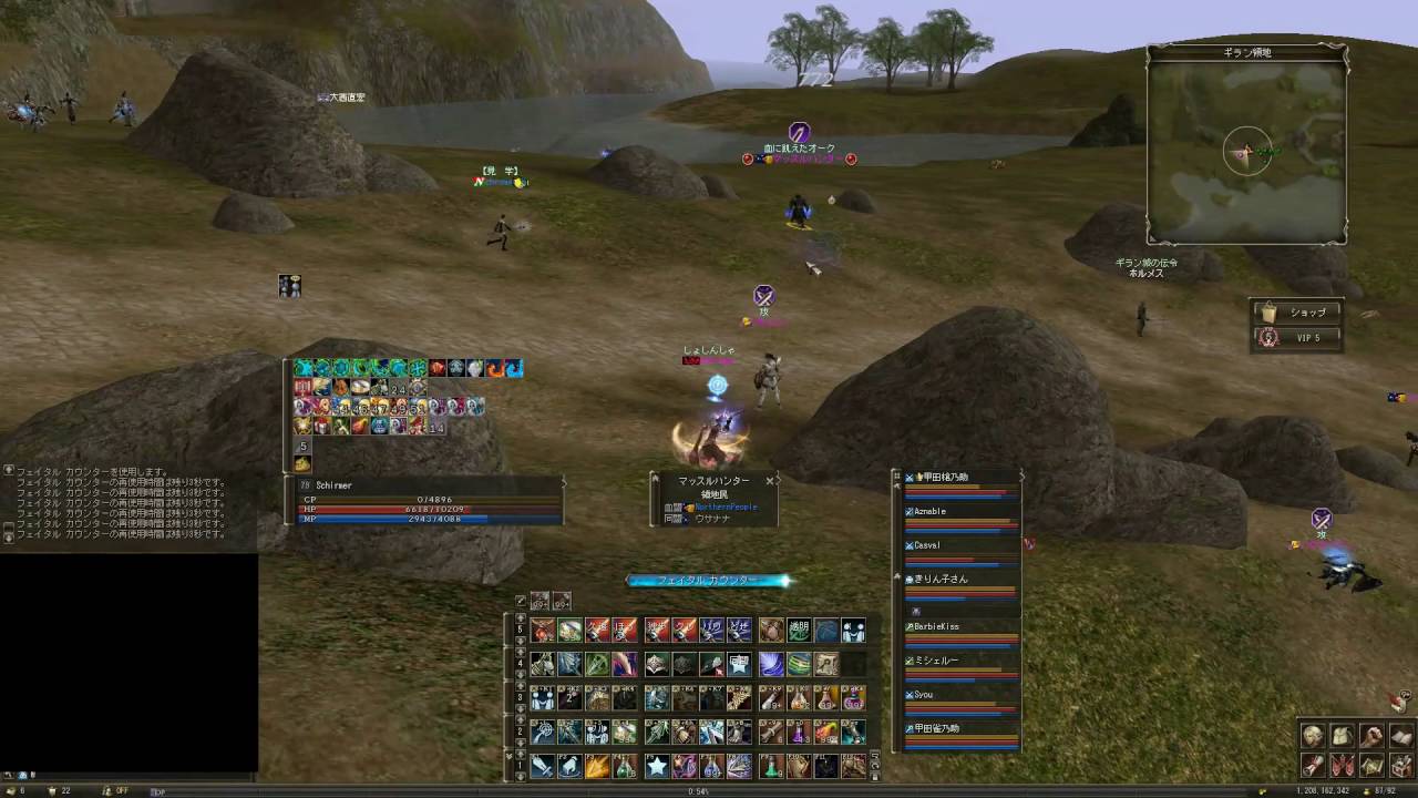 Lineage2 Classic JP Lv79黒弓 Castle Siege