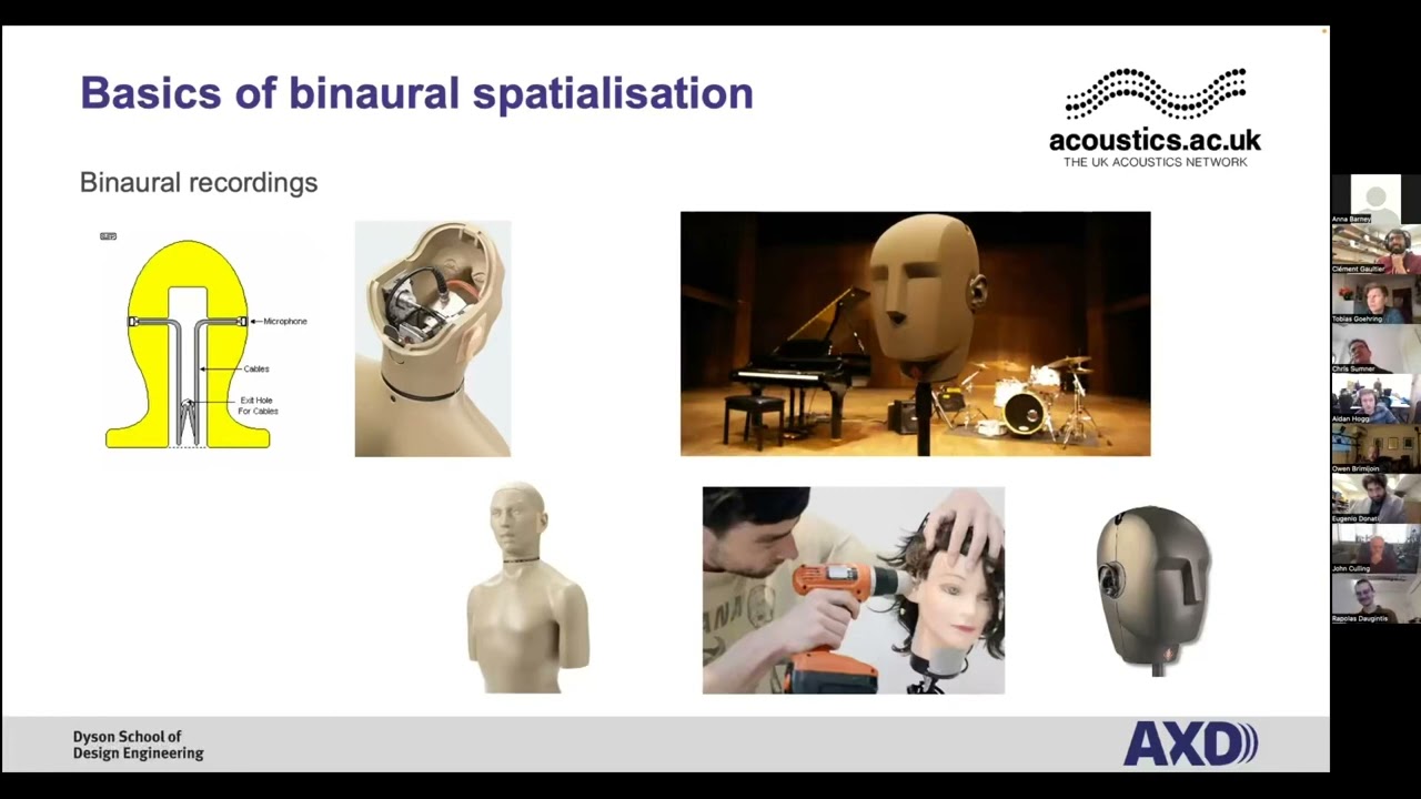 Overview of the UK Acoustics Network Spatial Acoustics and Immersive Audio Specialist Interest Group