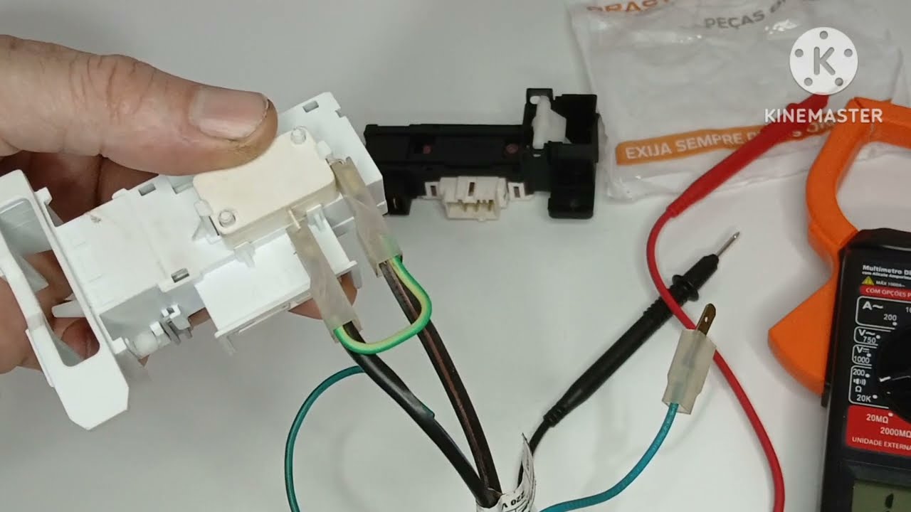 Como testar e jampear trava da tampa da máquina de lavar Electrolux