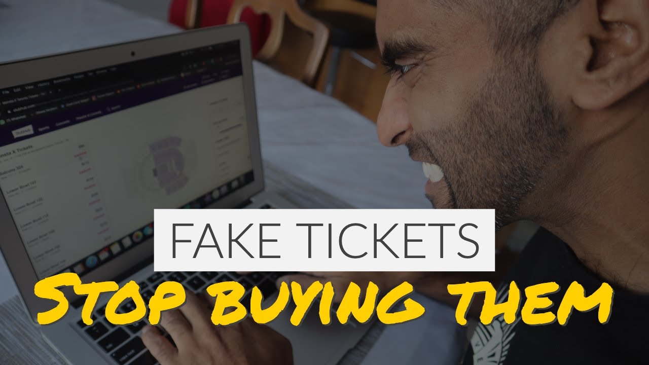 STOP BUYING FAKE TICKETS ON STUBHUB