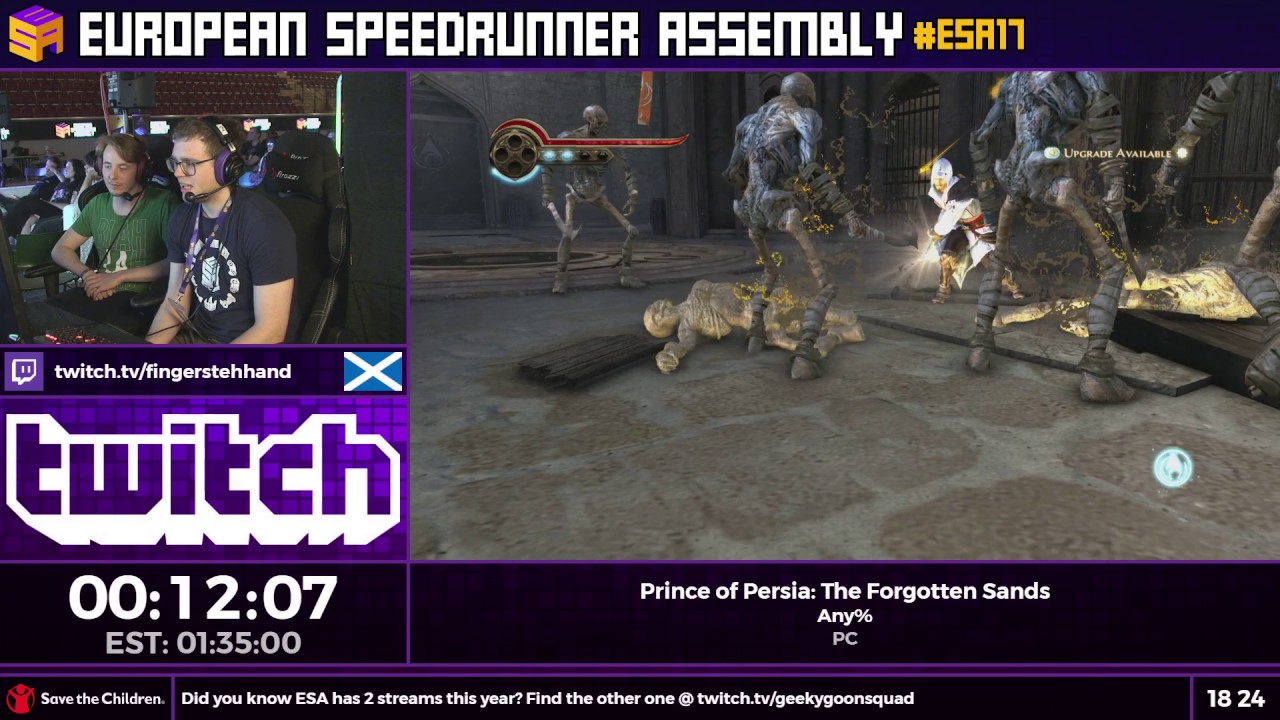 #ESA17 Speedruns - Prince of Persia: The Forgotten Sands [Any%] by FingersTehHand