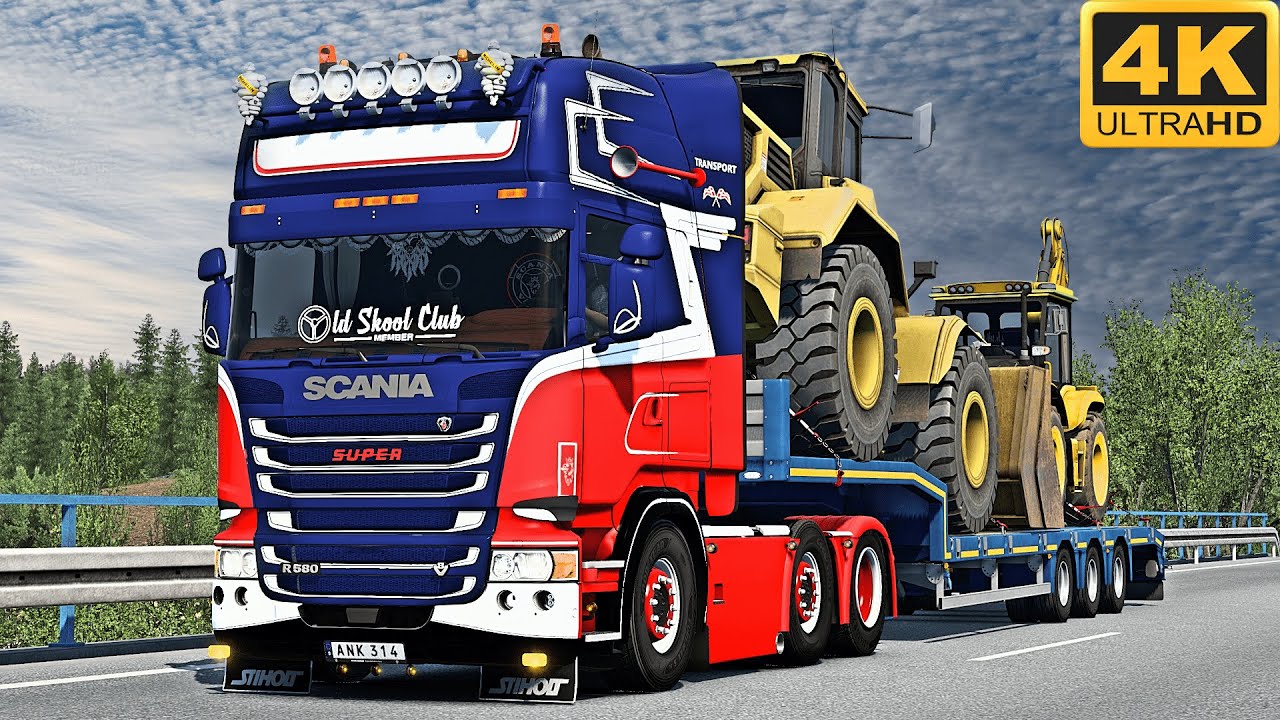 4K | ETS2 1.45 | Promods | Scania R580 V8 | Prague 🇨🇿 󠁧󠁢󠁳󠁣 - Munich 🇩🇪