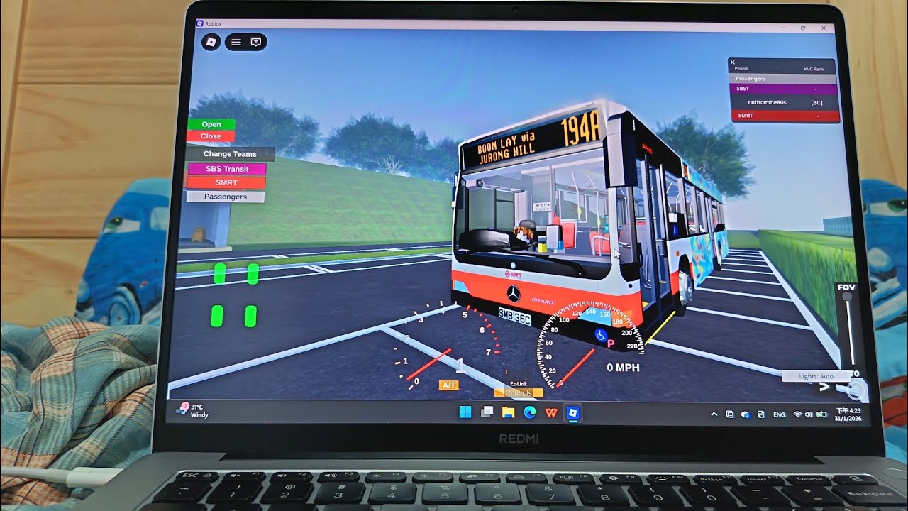 SMB136C on 194A in Singapore bus simulator boon lay v4