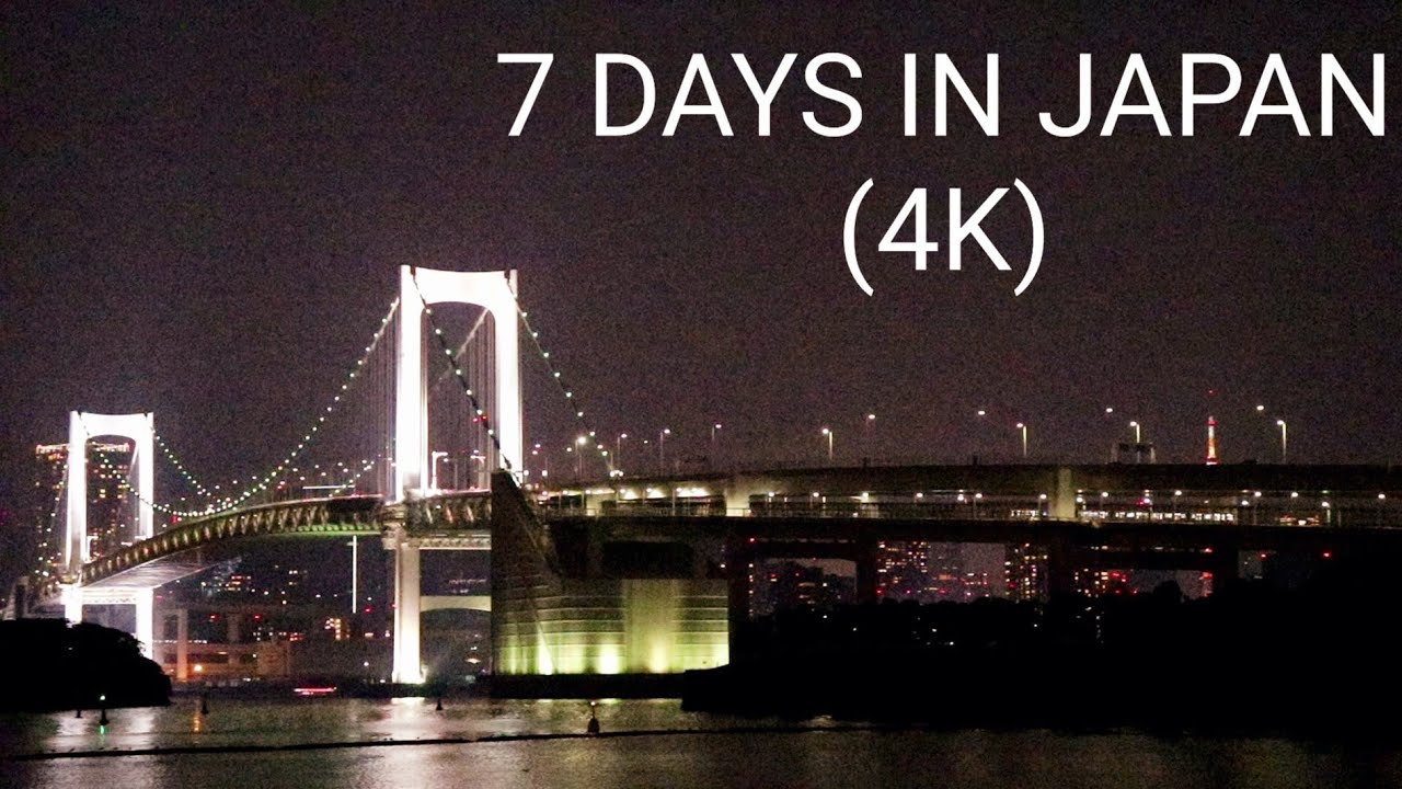 7 Days in Japan (4k): Tokyo, Kamakura, Enoshima, Hakone, Osaka, Kyoto - Japan travel vlog