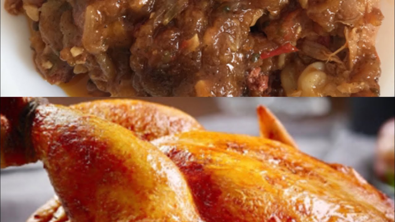 African menu | smoked chicken stew/ poulet fume