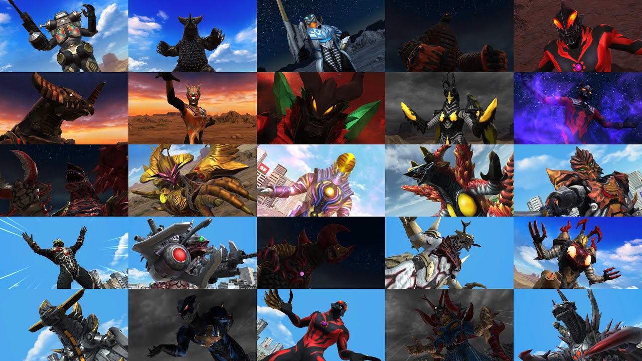 【ウルバト】全キャラクター全モーション集その3 大怪獣バトル〜ウルトラマンZ All character all motion collection part3【ウルトラ怪獣バトルブリーダーズ】